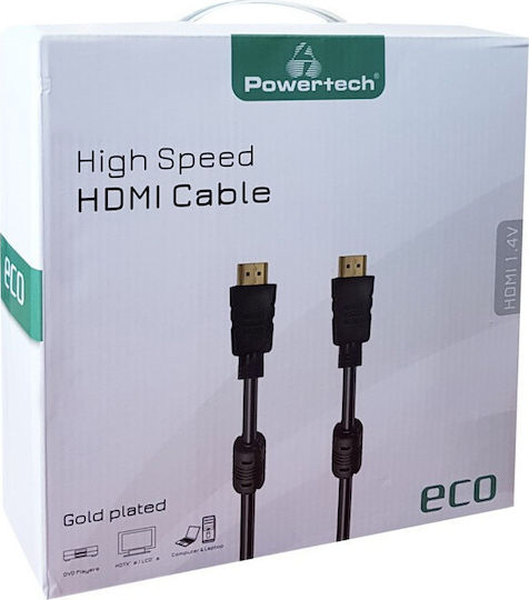 Powertech HDMI 1.4 High Speed 1080p 120Hz Cable HDMI Male - HDMI Male 20m Black