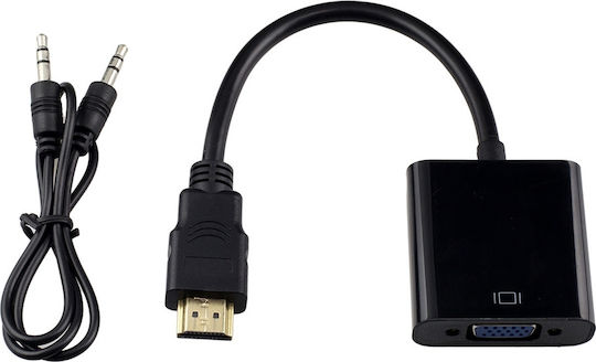 NG Converter HDMI male to VGA female 1pcs (NG-HDMI-VGA-02)