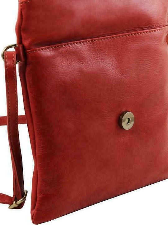 Tuscany Leather TL Young Leder Damen Tasche Crossbody Rot