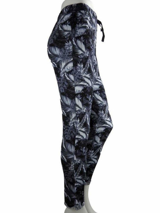 Losan Salopeta copii din material textil Multicolor Loose Fitting Tropical Print Trousers