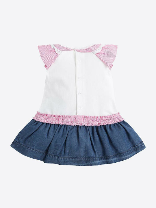 Mayoral Kids Dress Sleeveless White