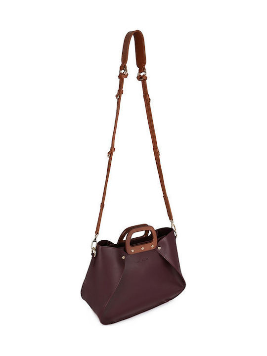 Laura Ashley Melville Damen Tasche Hand Burgundisch