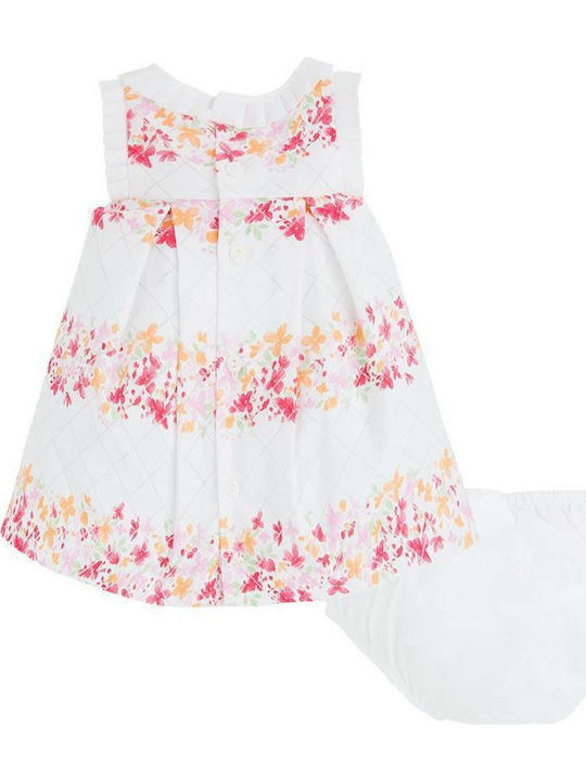 Mayoral Kids Dress Sleeveless White