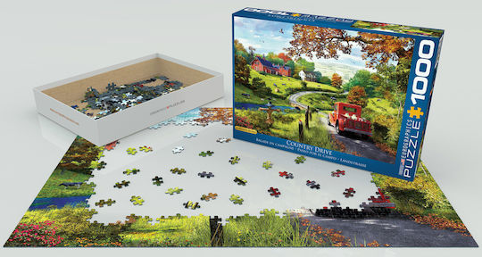 Country Drive Puzzle 2D 1000 Teile