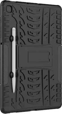 Armorlok Umschlag Rückseite Silikon Stoßfest Schwarz (Galaxy Tab S6 Lite 10.4) 7711552