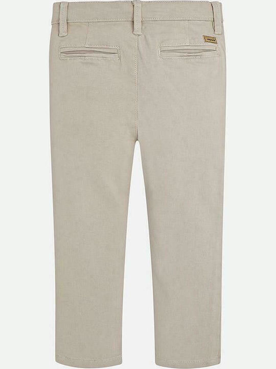 Mayoral Kids Trousers Beige