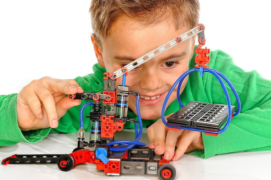 Fischer Technik Пластмасова Конструктивна Игра Pneumatic Power за Деца 8+ години+ Години