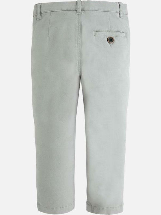 Mayoral Kids Fabric Trousers Gray