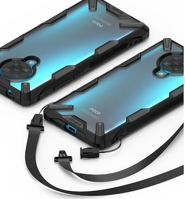Ringke Fusion X Back Cover Πλαστικό Μαύρο (Poco F2 Pro)