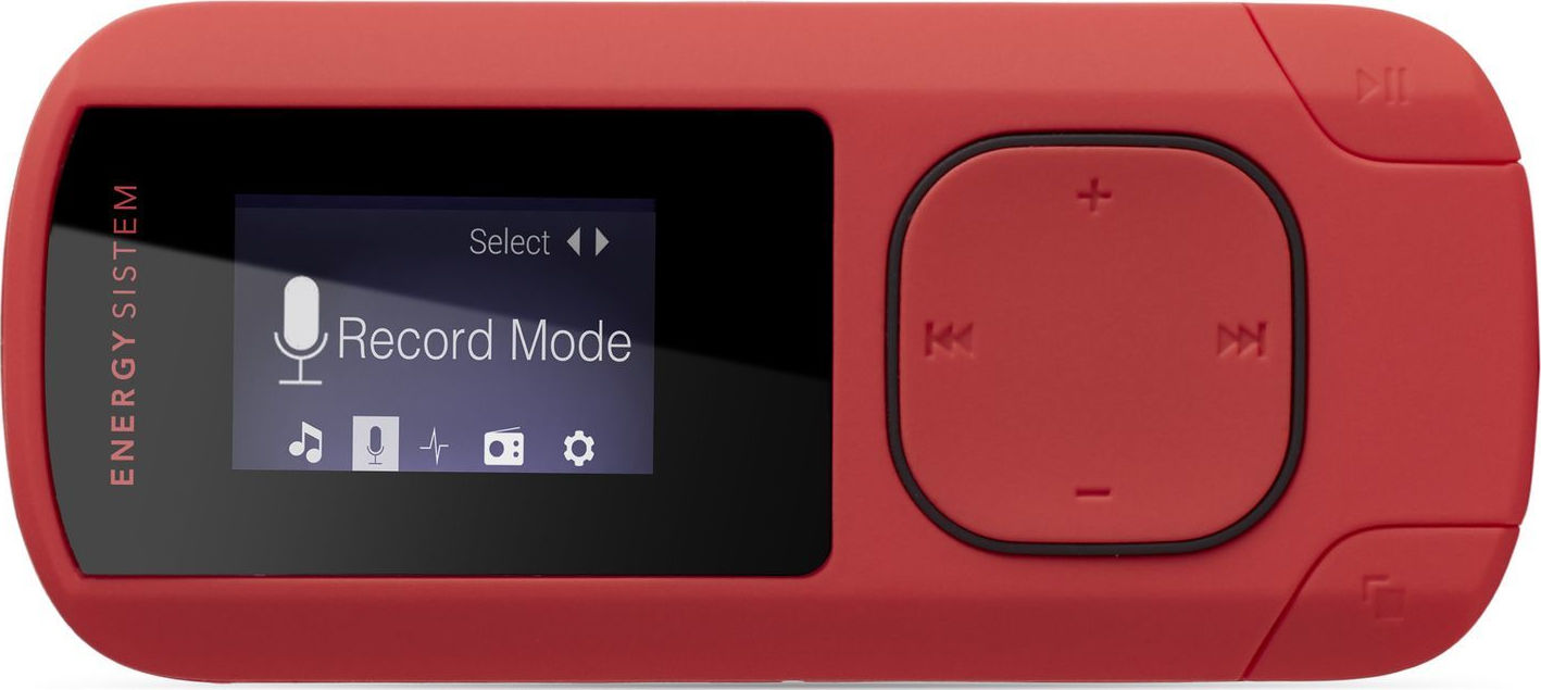 Energy Sistem MP3 Clip MP3 Player (8GB) με Οθόνη LCD 0.8" Κοραλί Skroutz.gr