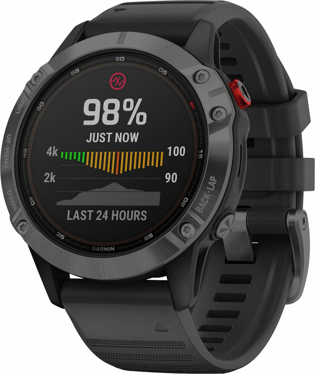 Garmin Fenix Pro Solar Mm Slate Gray With Black Band Skroutz Gr