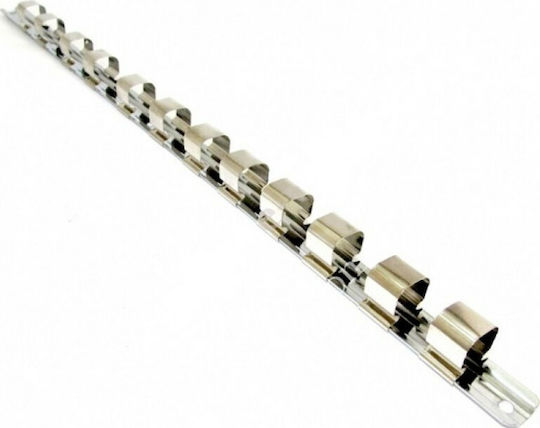 Force Tool Accessories for Storage / Transport Metal Base 20 Slots for Sockets 1/2" 819420 1pcs