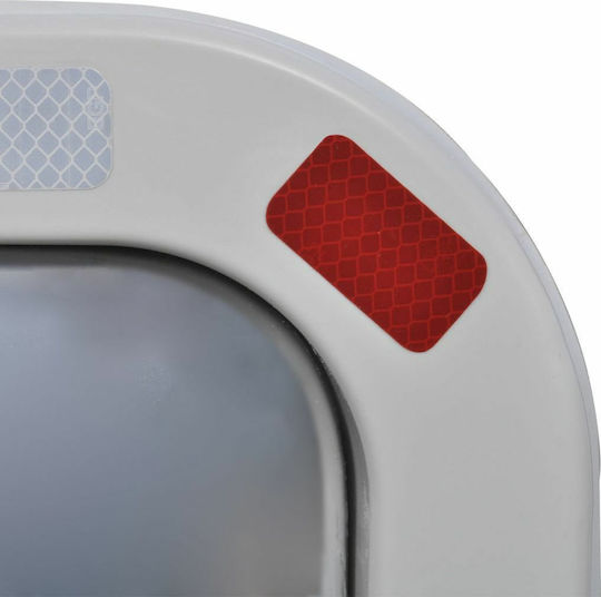 vidaXL Traffic Mirror 60cm Made of Plastic in White Colour