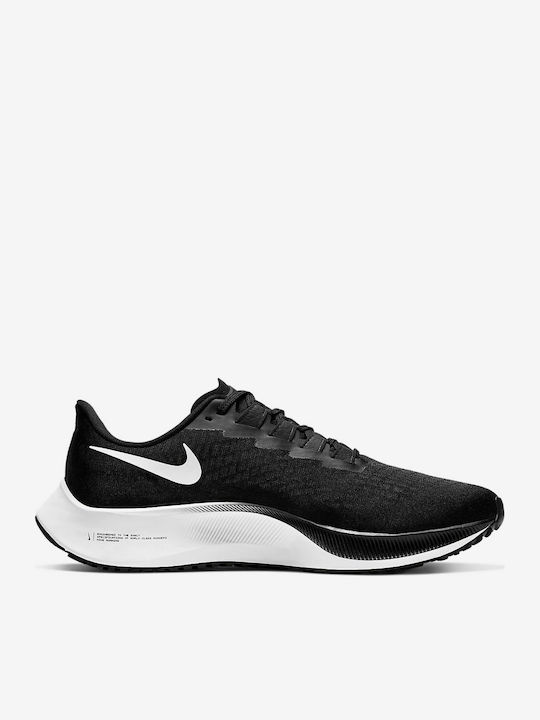 Nike Air Zoom Pegasus 37 Ανδρικά Αθλητικά Παπούτσια Running Μαύρα