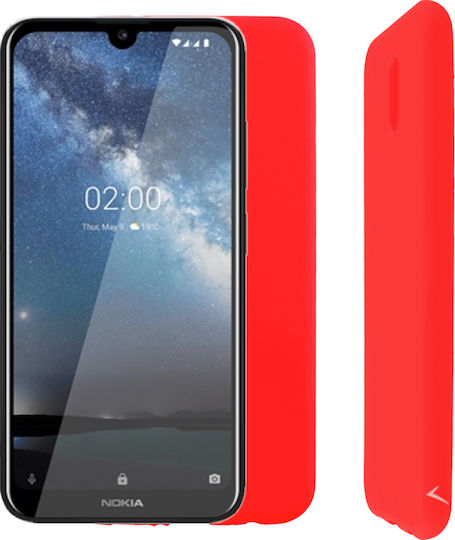 Volte-Tel Back Cover Silicon Roșu (Nokia 2.2)