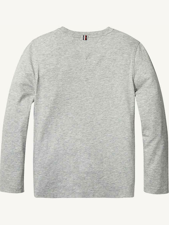 Kids' Shirt Long Sleeve Gray BASIC