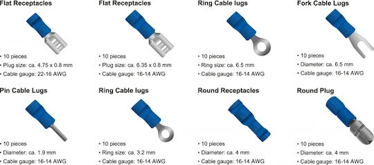 DeLock Insulated Terminal Kit 170pcs 86513