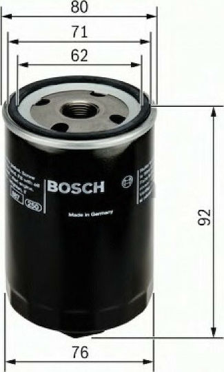 Bosch Car Oil Filter for Audi / Seat / Skoda / VW