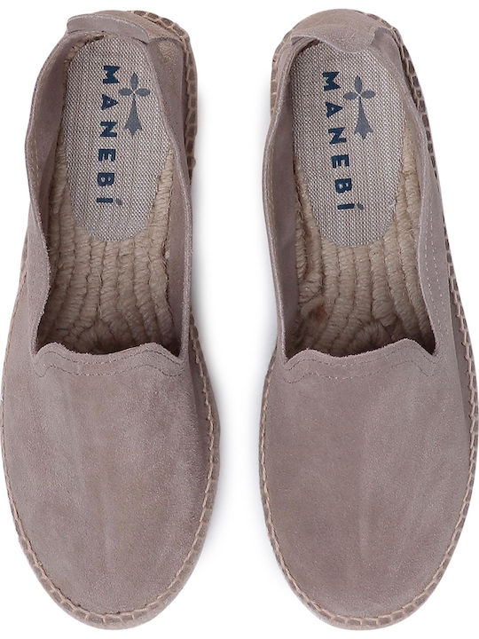 Hamptons Women's Suede Espadrilles Vintage Taupe