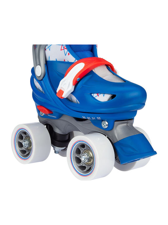 Nijdam Geo Metricker Quad Αυξομειούμενα Rollers Μπλε Παιδικά Nijdam Geo Metricker Quad Αυξομειούμενα Rollers Μπλε Παιδικά