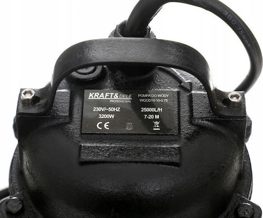 Kraft & Dele Μονοφασική Αντλία Ακαθάρτων / Λυμάτων 4.26hp KD764