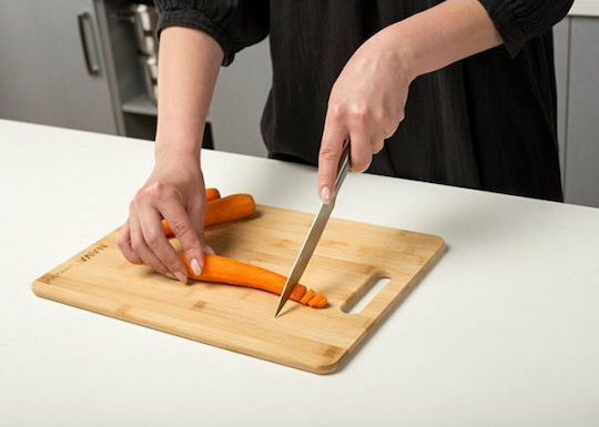 Nava Rectangular Wooden Chopping Board Beige 35.5x25.5cm