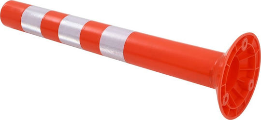 vidaXL Plastic Traffic Columns Orange H75cm 5pcs