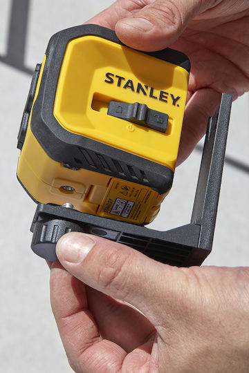 Stanley Cline Self-leveling Linear Laser Level Red Beam 1.5V with Working Range 10m