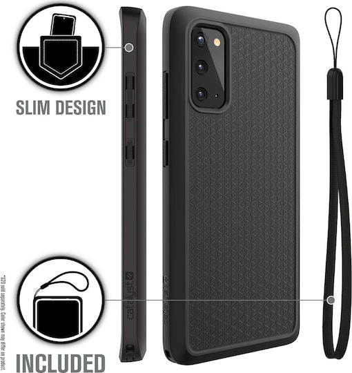 Catalyst Impact Protection Back Cover Σιλικόνης Μαύρο (Galaxy S20)
