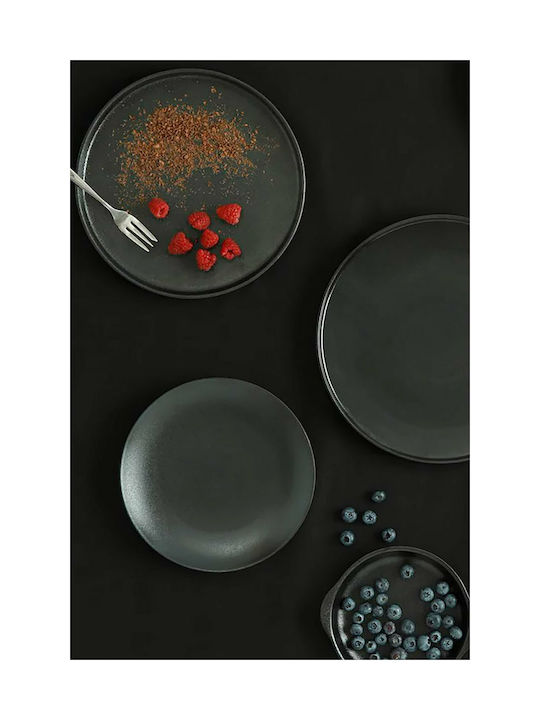 Maxwell & Williams Caviar Serving Bowl Round Ceramic Black with Diameter 11cm