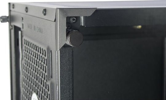 Inter-Tech C-303 Mirror Gaming Midi Tower Computer Case with Side Window Black