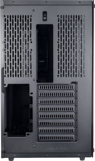 Inter-Tech C-701 Panorama Gaming Midi Tower Κουτί Υπολογιστή με Πλαϊνό Παράθυρο Μαύρο