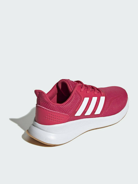 Runfalcon K Kinder Sportschuhe Laufen mit Schnürsenkeln Power Pink / Cloud White / Gum