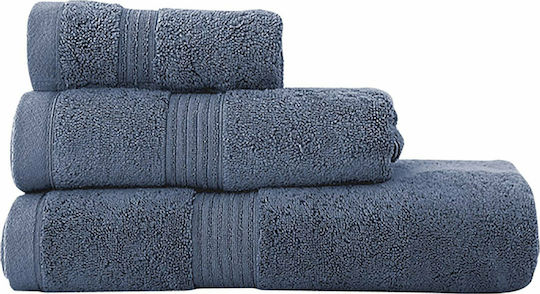 Nef-Nef Homeware Χεριών Aegean 30x50εκ. Denim Βάρους 500gr/m²