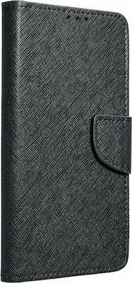 Fancy Brieftasche Synthetisches Leder Schwarz (Redmi Note 9S / 9 Pro / 9 Pro Max)