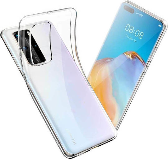 Hurtel Back Cover Σιλικόνης 0.5mm Διάφανο (Huawei P40 Pro)