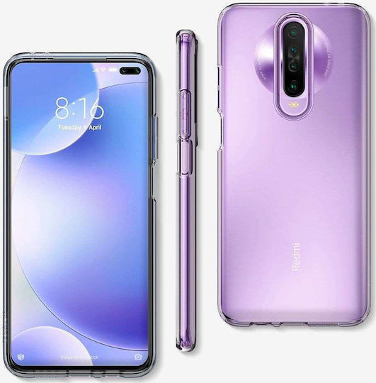 Spigen Liquid Crystal Back Cover Silicone 0.5mm Transparent (Xiaomi Pocophone X2/Redmi K30)