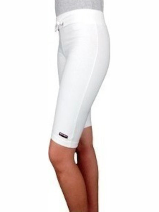 Women's Sporty Bermuda Shorts White