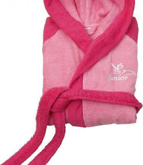 Viopros Kids Bathrobe Pink Hooded