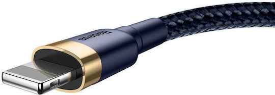 Baseus Cafule Braided USB to Lightning Cable Μπλε 2m (CALKLF-CV3)