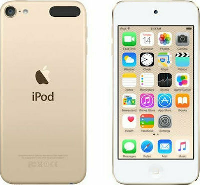 Apple iPod Touch 6th Generation MP4 Player (128GB) με Οθόνη IPS / LED LCD 4" Χρυσό