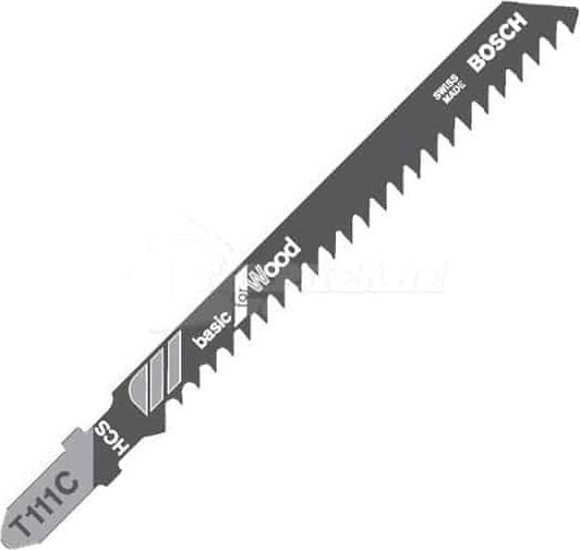 Bosch T111C Jig Saw Blade for Wood 100mm Basic for Wood 2608630033
