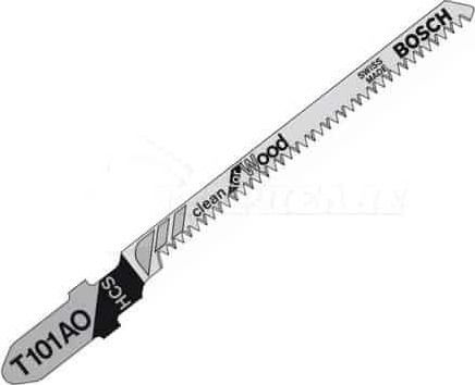 Bosch T101AO Jig Saw Blade for Wood 83mm Clean for Wood 5pcs 2608630031