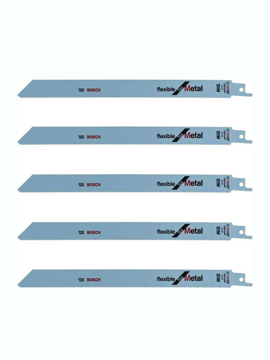Bosch S1122EF Λάμες Σπαθοσέγας για Μέταλλο 225mm 5τμχ