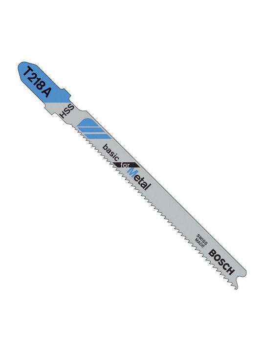 Bosch T218A Λάμες Basic for Metal για Μέταλλο 92mm 5τμχ