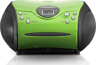 Lenco Portable Radio-CD Player Equipped with CD / MP3 / Radio Green