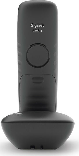 Gigaset E290 Ασύρματο Τηλέφωνο Duo με Ελληνικό Μενού Μαύρο