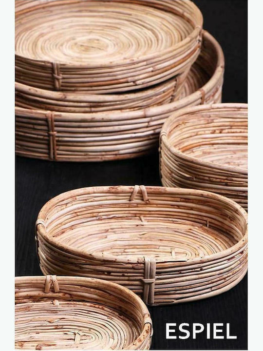 Espiel Bread Basket Wooden Brown 26x17x6cm