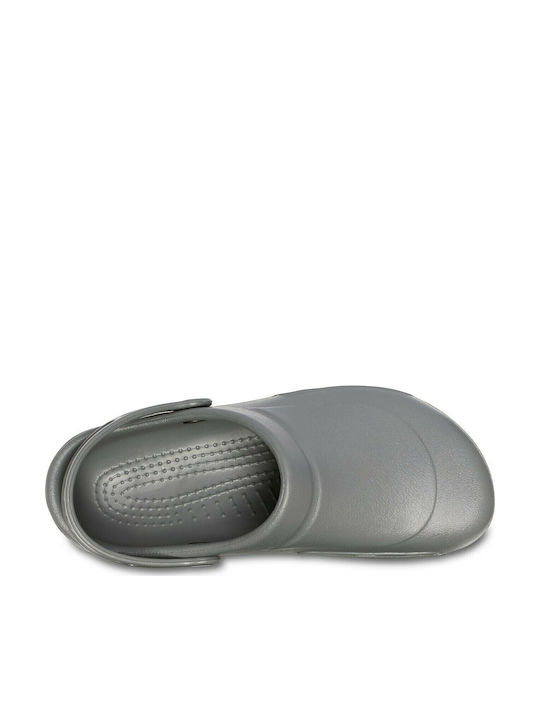 Crocs Bistro Γυναικεία Ανατομικά Σαμπό Γκρι
