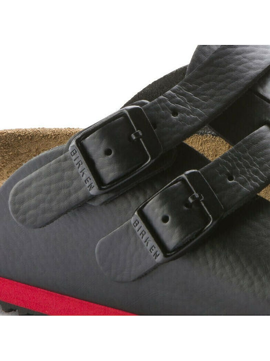 Birkenstock Kay SL Professional Δερμάτινα Ανατομικά Σαμπό Μαύρα